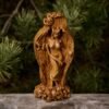 Wooden Lilith Statue - A Sacred Channel to Inner Strength