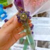 Handmade Crystal Magic Wand Healing Spiritual Witchcraft Magic Stick Incense Expanding Ore Crystal and Stone natural stone