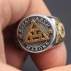 Holy York Rite Royal Arch Chapter Masons Masonic Solid Sterling Silver Ring