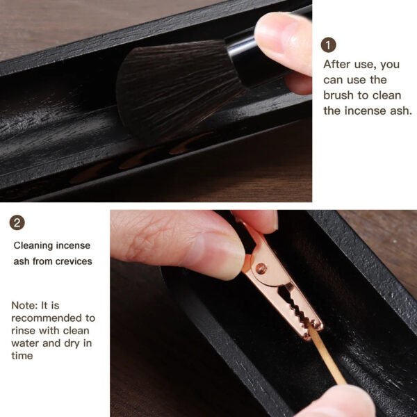 Wooden incense rack. Used for home decoration. Meditation Yoga