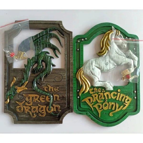 Handmade Horse and Dragon Wall Hanging Sign