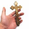 Orthodox Cross Wood Hand Jesus Gift Christ Church Christmas Cathilic Religious Prayer Wall Cross
