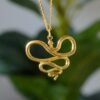 4type Witch Snake Necklace Serpent Pendant Amulet Magic Gothic Pagan Jewelry For Women