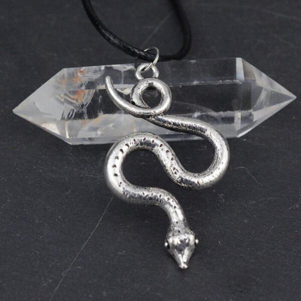 4type Witch Snake Necklace Serpent Pendant Amulet Magic Gothic Pagan Jewelry For Women