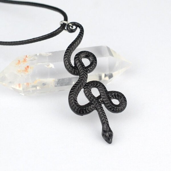4type Witch Snake Necklace Serpent Pendant Amulet Magic Gothic Pagan Jewelry For Women