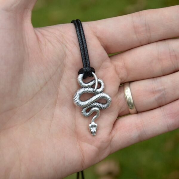 4type Witch Snake Necklace Serpent Pendant Amulet Magic Gothic Pagan Jewelry For Women
