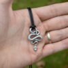 4type Witch Snake Necklace Serpent Pendant Amulet Magic Gothic Pagan Jewelry For Women