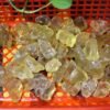 Magicun Crystal~50 g Natural citrine original stone Brazil original ore crushed stone large grain carving landscaping decoration