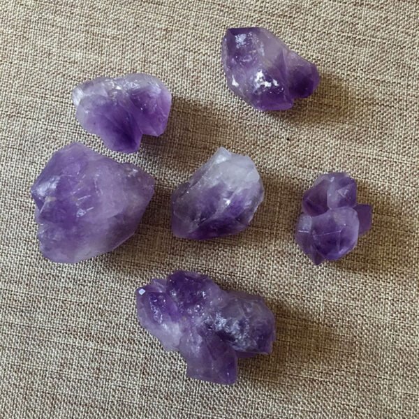 Magicun Crystal~50g Natural amethyst cluster Amethyst grave sharp bone original stone specimen mineral crystal decoration decorative fish tank