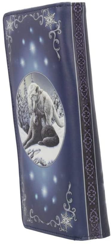 Artist Collections~ B4359M8 Snow Kisses Lisa Parker Embossed Purse 19cm Grey, PU, One Size