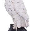 Wiccan Collection~Soren White Horned Owl Perched on a Witches Hat Figurine, 15.3cm
