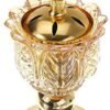 Witchcraft~Foviza Arabian Incense Burner Holder for Bakhoor Oud Incense Sticks,Crystal Frankincense Resin Burner,Home Decor