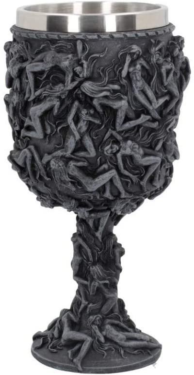 Dark Collection~Hells Desire Goblet 20cm, Resin, Grey, One Size