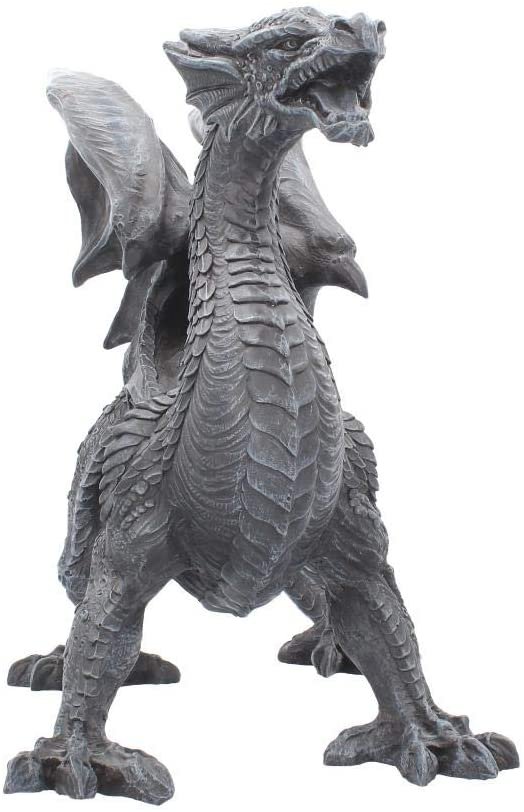 Nemesis Now Dragon Watcher Large 49cm, Resin, Black