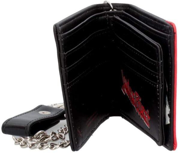 Magicun N.Giftware~Judas Priest British Steel Wallet, PU, Black, 11cm