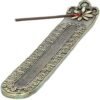 Light Collection~Inner Peace 26cm Pack of 2 Incense Holders/Burners, Resin, Green
