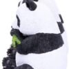 Animal Collection~ Three Wise Pandas 8.5cm, Resin, Black, One Size