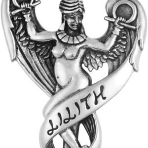 Sterling Silver Goddess Lilith Pendant