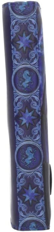 Artist Collections~ Solace Anne Stokes Embossed Purse 19cm Blue, PU, 18.5cm