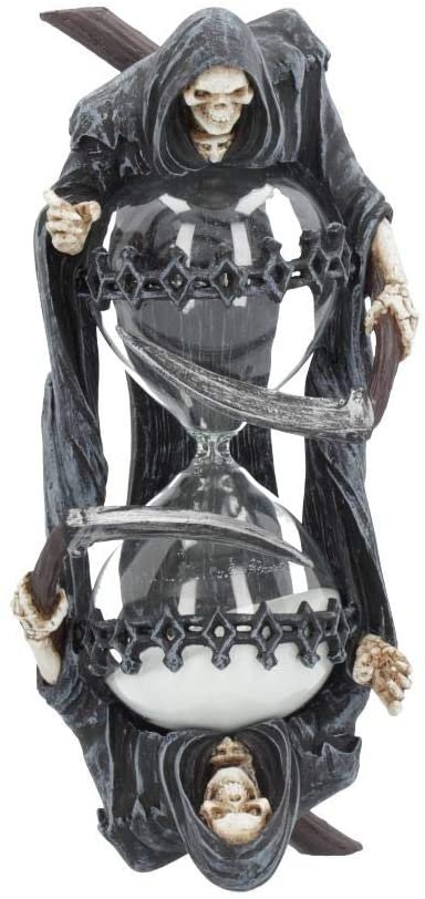 Artist Collections~ Soul Reaper Sand Timer Anne Stokes 20cm, Resin, Black, One Size