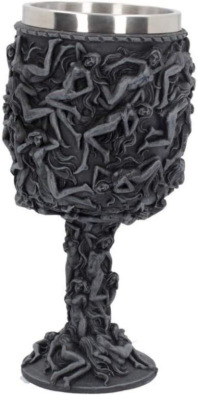 Dark Collection~Hells Desire Goblet 20cm, Resin, Grey, One Size