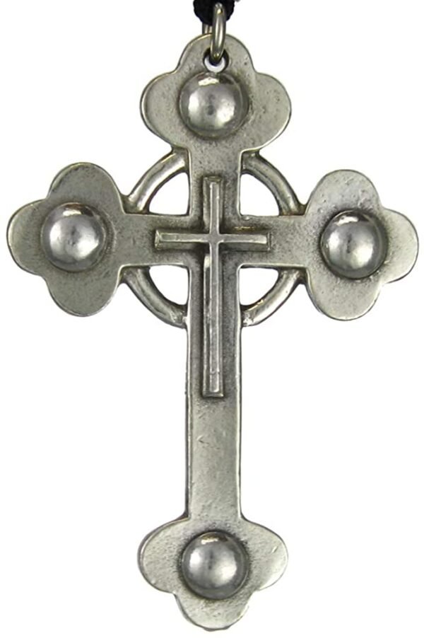 Soloman Pentant~Pewter Large Vampire Hunter Gothic Cross Pendant