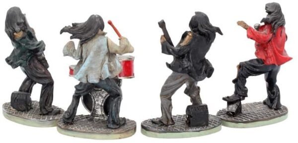 Dark Collection~NEM3962 One Hell Of A Band! (Set of Four) Figurine 10 cm Ivory