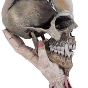Magicun N.Giftware~Metallica Sad But True Skull 22cm, Resin, Taupe