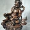Magic  Collection~Authentic 6" Kubera Statue Also Known as Jambhala Chief of Demons of The Lower World. Hand Made in Nepal - Tibetan Buddha Statue - Peace Harmony Buddhism Statue - Antique Style
