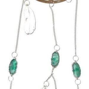 Magicun N.Giftware~Dream Crystal Hanging Decoration, Stainless Steel, Silver, One Size