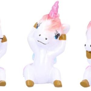 Fantasy Collection~ U4713P9 Three Wise Pegacorns 5.8cm, White, One Size