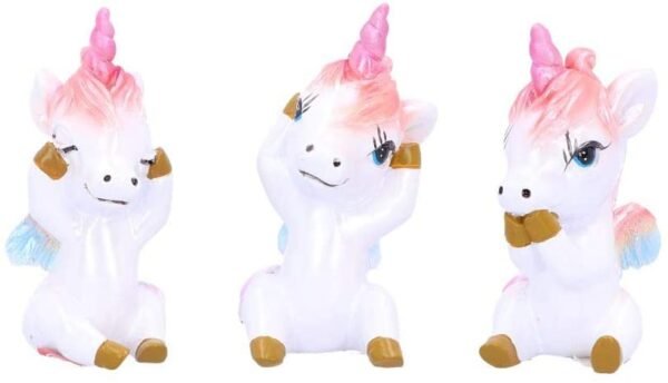 Fantasy Collection~ U4713P9 Three Wise Pegacorns 5.8cm, White, One Size