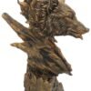 Animal Collection~ Wolf Figurine 44cm Bronze