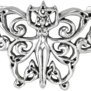 Sterling Silver Fairy Pentacle Pentagram Bracelet