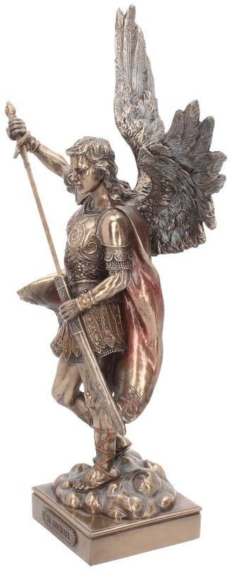 Light Collection~Archangel St Michael Peace And Justice Figurine 42cm Bronze