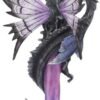 Fantasy Collection~ Guardians Embrace Small Figurine 29cm Purple