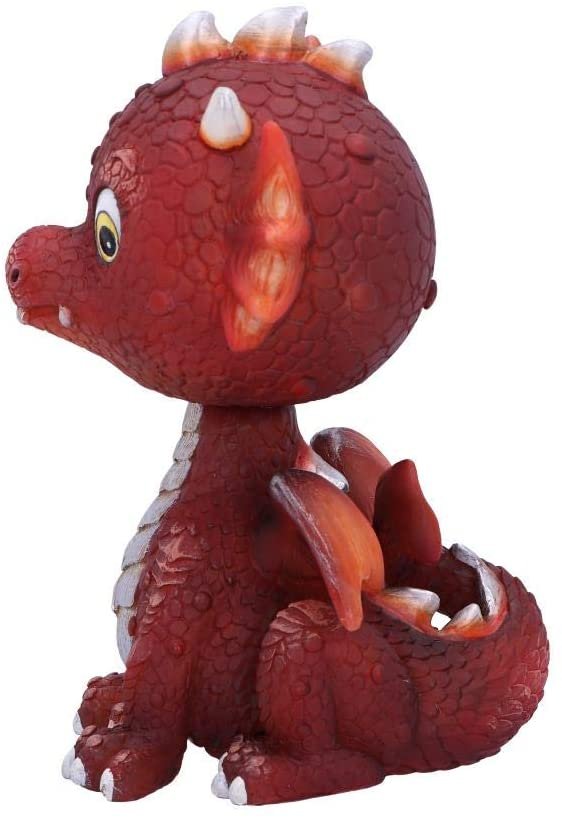 Fantasy Collection~ U4924R0 Bobflame Red Dragon Bobble Head Figurine, Polyresin, 16cm