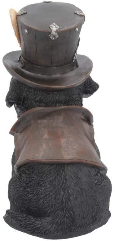 Magicun N.Giftware~Cogsmiths Dog Figurine 26cm Black