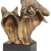 Animal Collection~ Song of The Wild Wolf Bust 23cm Bronze, Resin