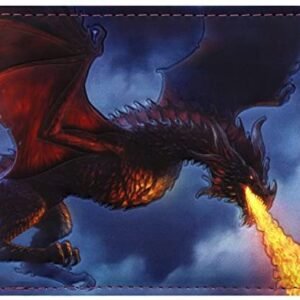 Artist Collections~ Fire from The Sky James Ryman Wallet 10cm Blue, PU