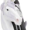 Nemesis Now Spirited Away Unicorn Wine Bottle Holder 23.7cm White, Resin