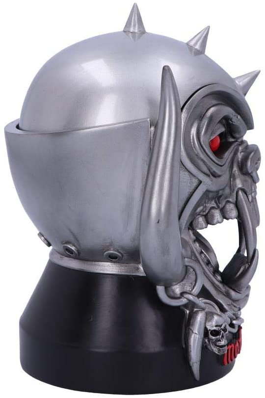 Band Merchandise~ B5113R0 Officially Licensed Motorhead Ace of Spades Warpig Snaggletooth Box, Polyresin, Silver, 16cm