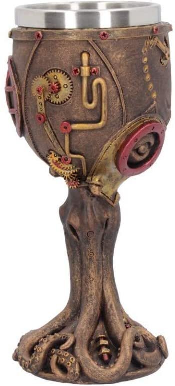 Steampunk Collection~Mechanical Cephalopod Goblet Goblet 23cm Bronze