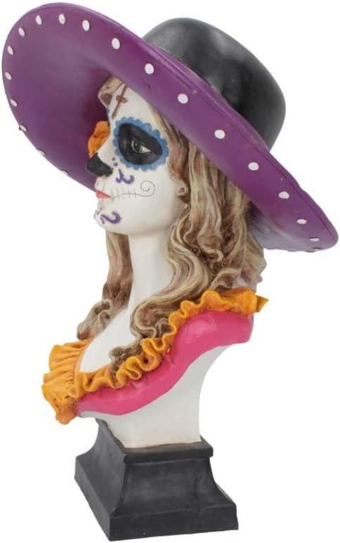Dark Collection~Muertos Marigold 35cm Figurine, White, One Size