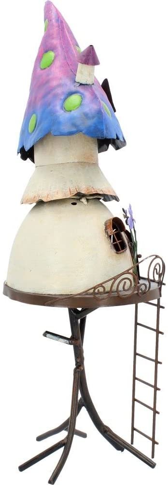 Magicun N.Giftware~Mushroom Heights 42.5cm Figurine, us:one Size, White