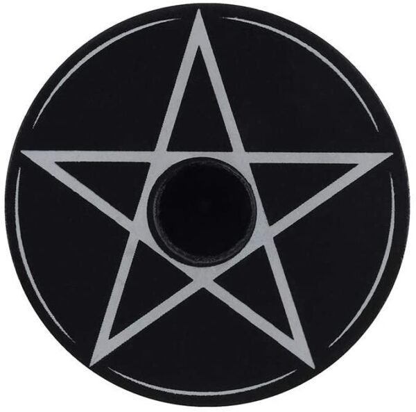 Candle Holder/Candleholder - Spell Candle Holder - Pentagram Design