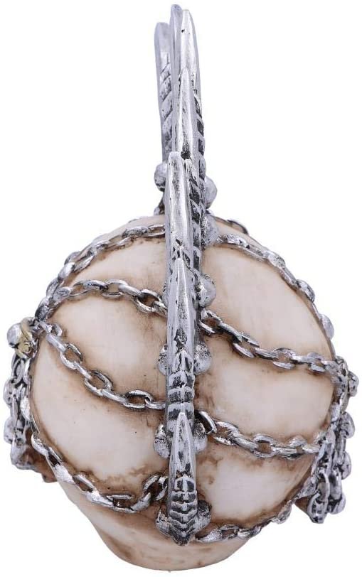 Steampunk Collection~U4945R0 Chain Blade Mohican Mohawk Knife Skull Ornament