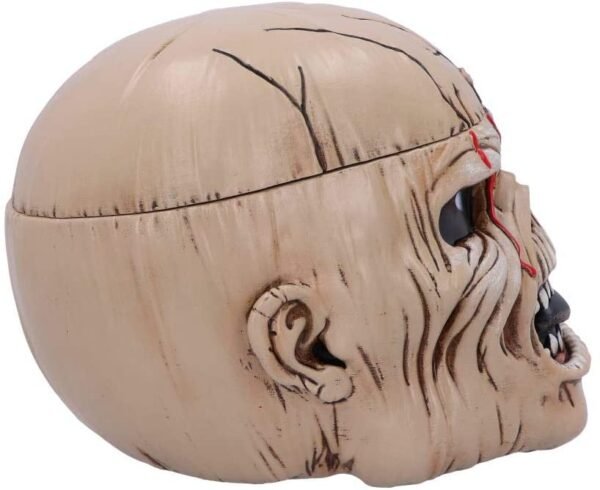 Band Merchandise~ B5108R0 Iron Maiden Eddie The Trooper Head Trinket Box, Polyresin, Beige, One Size
