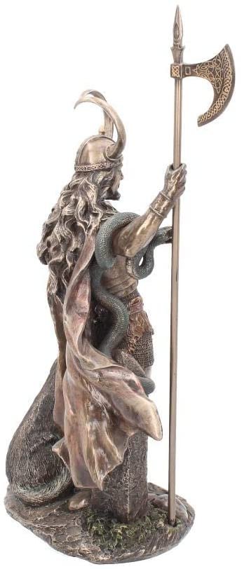 Mythology Collection~ Loki Norse Trickster God Figurine 38cm Bronze