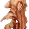 Animal Collection~ Natural Symphony Howling Woves Wood Effect Bust, Polyresin, 31cm